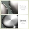 Korean Style Stainless Steel Round Serving Plate