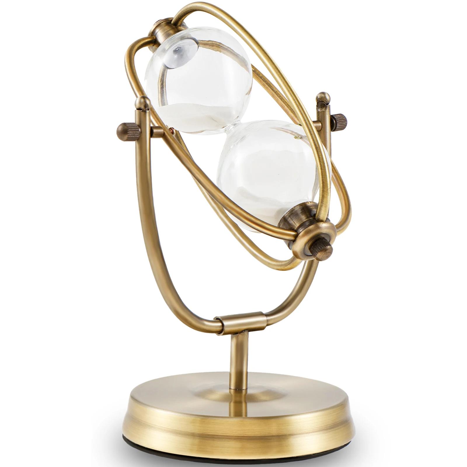 

Песочные часы, таймер на 30 минут, песочные часы, винтажные металлические стеклянные песочные часы, декоративные песочные часы для стола, офиса, дома золотой