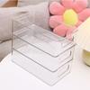 Household Large Capacity Desktop Storage Box, Transparent Storage Box, Stackable, Reusable, Back To School Storage Box