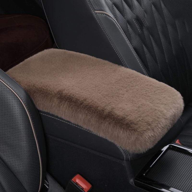 1 buc. pernă de pluș pentru cotieră pentru mașină, pernă caldă de acoperire a brațului pentru consola centrală, tampoane de depozitare, ordonare, decorare interioară universală a autovehiculului