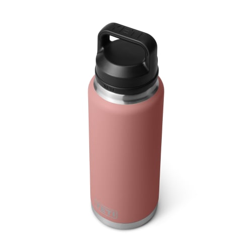 YETI Rambler 36oz Vacuum Insulated Stainless Steel Bottle with Chug Cap, Sandstone Pink