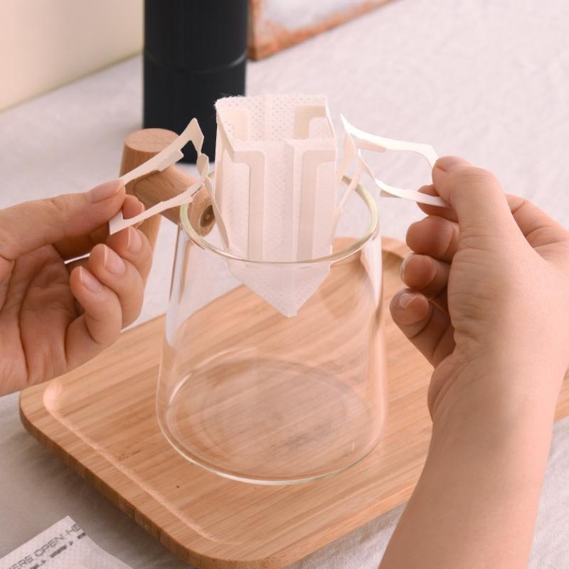 10/25/50/100 Bucăți Pachet de Hârtie pentru Cafea Drip De Unică Folosință Pungi Filtru Cafea Portabile cu Urechi Suspendate Accesorii Cafea Espresso Instrument pentru Ceai