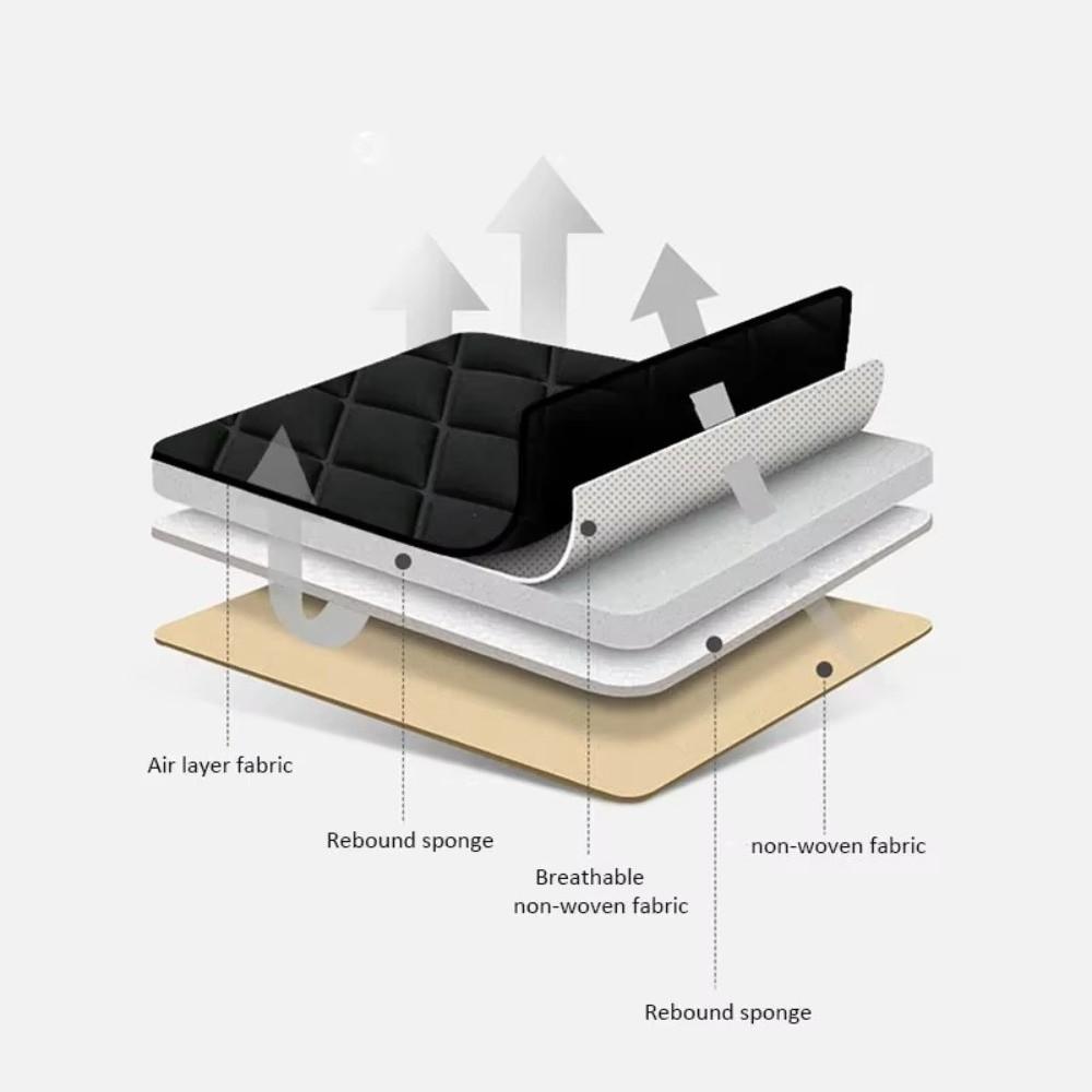 3D Suspended Car Seat Cushion Non-Slip Breathable Driver Seat Cushion Soft with Comfort Memory Foam Office Chair Seat Cover