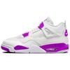 Air 4 Retro GS Hyper Violet Kinder Sneakers Weiß FQ1314-151