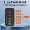80W USB Charger PD Fast Charging Type C Mobile Phone Adapter For iPhone 15  Quick Charge EU/US/UK Plug Wall Charger