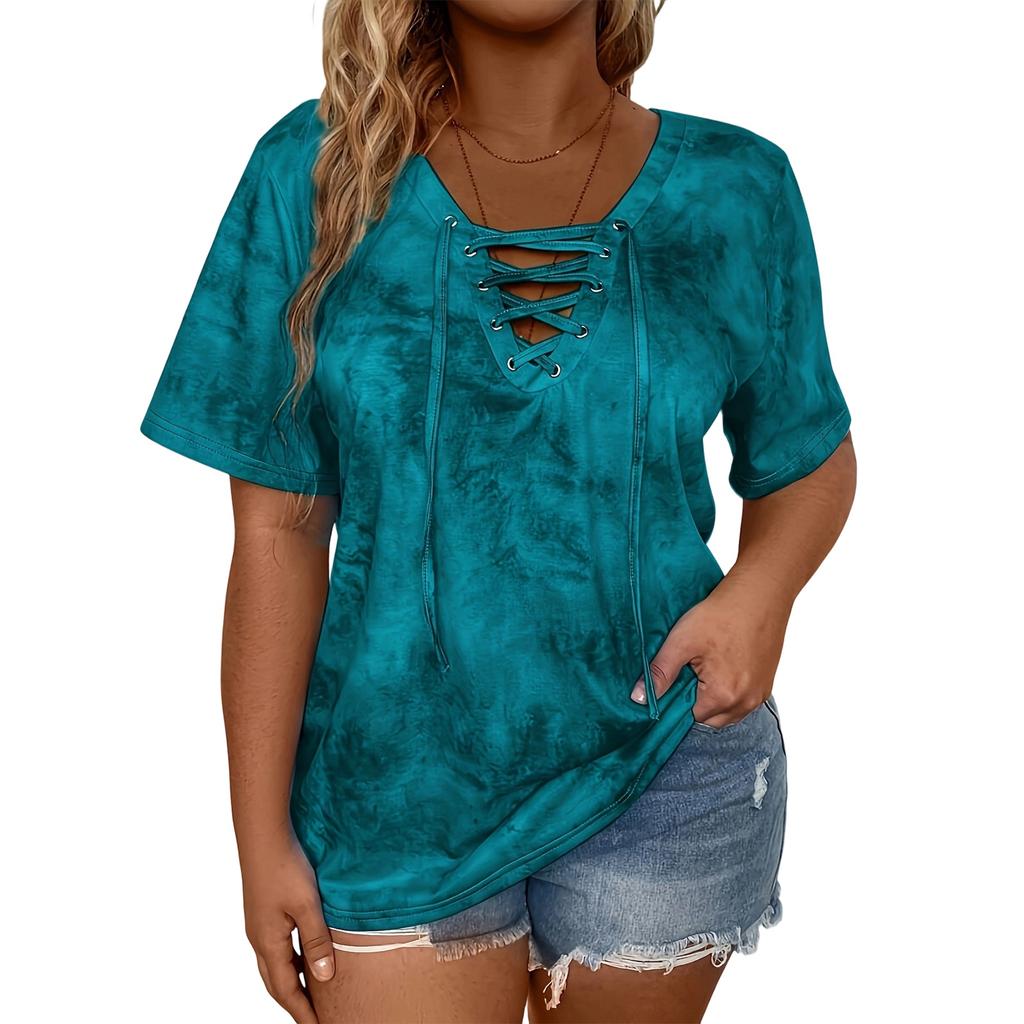 Women's Fashionable Short Sleeves Elegant Commuting And Casual Top