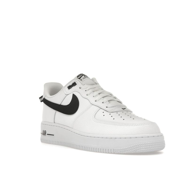 Nike Air Force 1 07 LV8 White Black Bright Crimson Unisex Sneakers HV9509-100