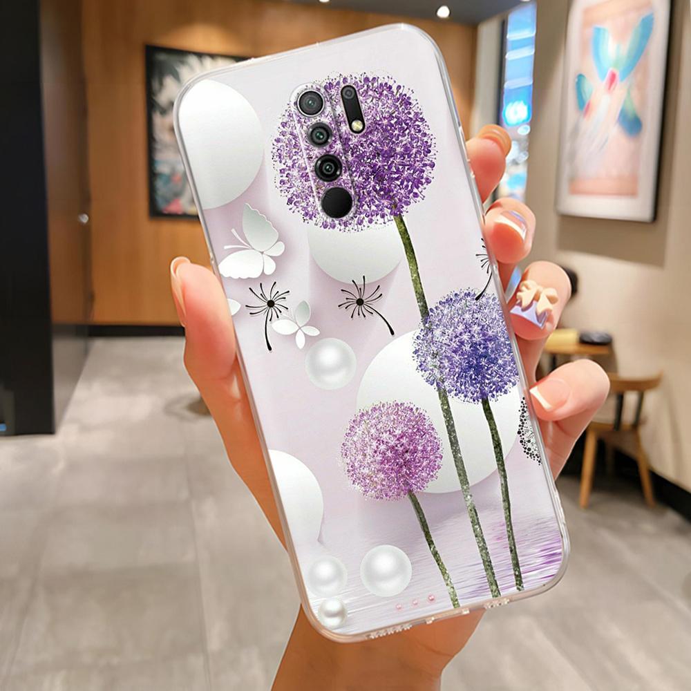 Phone Case For Xiaomi Redmi 9 Cute Panda Phone Cover For Redmi 9 Prime Redmi9 Cases Funda Soft Silicone Protective Back Cover