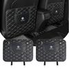 Per Auto Volkswagen Tappetino Anti-calcio Interno Pelle PU Protezione Schienale Sedile Auto Tappetini Anti-graffio Per VW GTI Golf Amarok Phaeton T