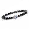 EVILEYE Blue Eye Beaded Bracelet: Stylish Unisex Fashion Jewelry Wristband