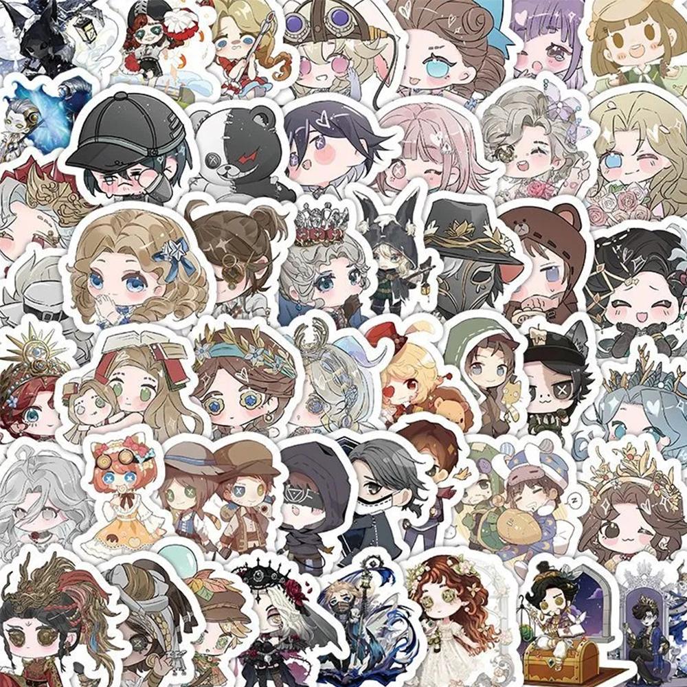 10/30/50/100pcs Q Version Kawaii Game Identity V Stickers Cute Cartoon Graffiti Decals for Stationery Suitcase Phone Sticker Toy