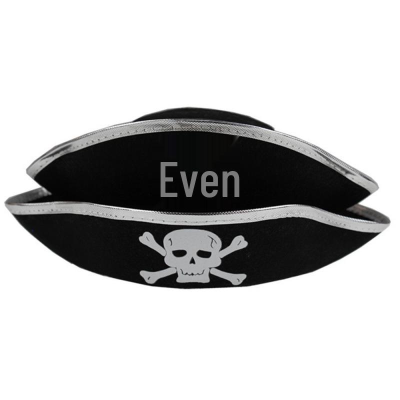 Caribbean Pirate Hat: Halloween Ghost, Captain, Pumpkin, Zorro Costume