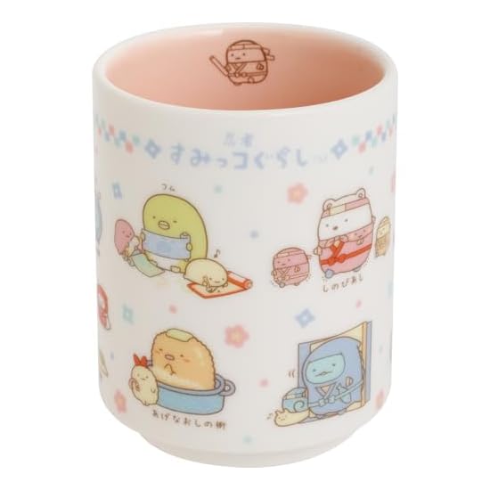 San-X Sumikko Gurashi "Ninja" Teacup Pink TK25002 H7×W7×D9cm