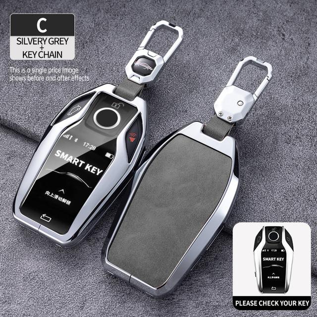 Zinc Alloy Car Remote Key Case Cover Shell For BMW 5 7 Series G12 G11 G30 G32 G31 I8 I12 I15 G01 X3 G02 X4 G05 X5 G07 X7 Car Bag