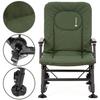 Springos Folding Chair – Camping, Fishing, Beach, 5 Positions, Up To 140 Kg with Table