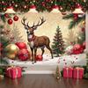Christmas Ornament Red Ornaments Christmas Banner Reindeer Banner Reindeer Design Christmas Decor For Festive Display New Year