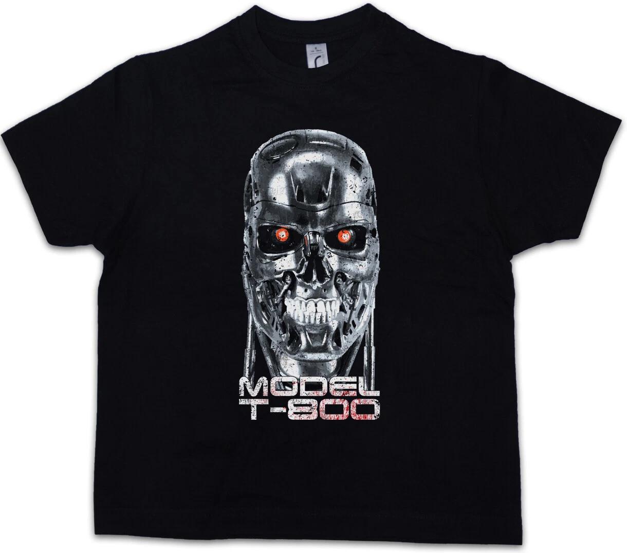 SKULLHEAD MODEL T-800 Kids Boys kids boys T-Shirt Cyberdine Skynet Cyborg Terminator 130