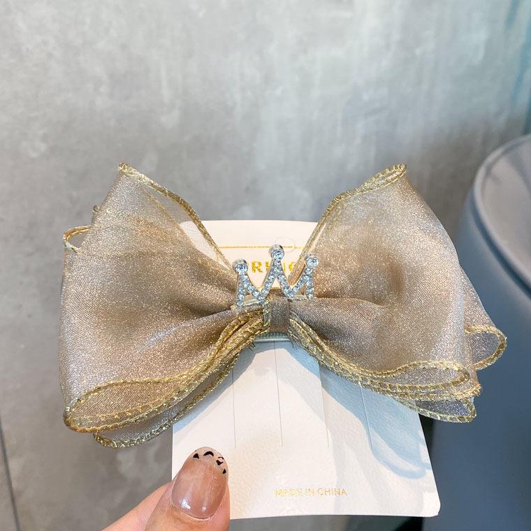 Large Bow Hair Clip for Girls - Princess Hair Accessory