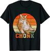T-shirts pour hommes et femmes NOUVEAU LIMITÉ Chat en surpoids Mème Drôle T-shirt Cadeau Premium S-3XL