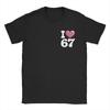 Love 67 Valentines Day TShirts for Men  Vintage Pure Cotton Tee Shirt Round Collar Short Sleeve T Shirt Unique Tops