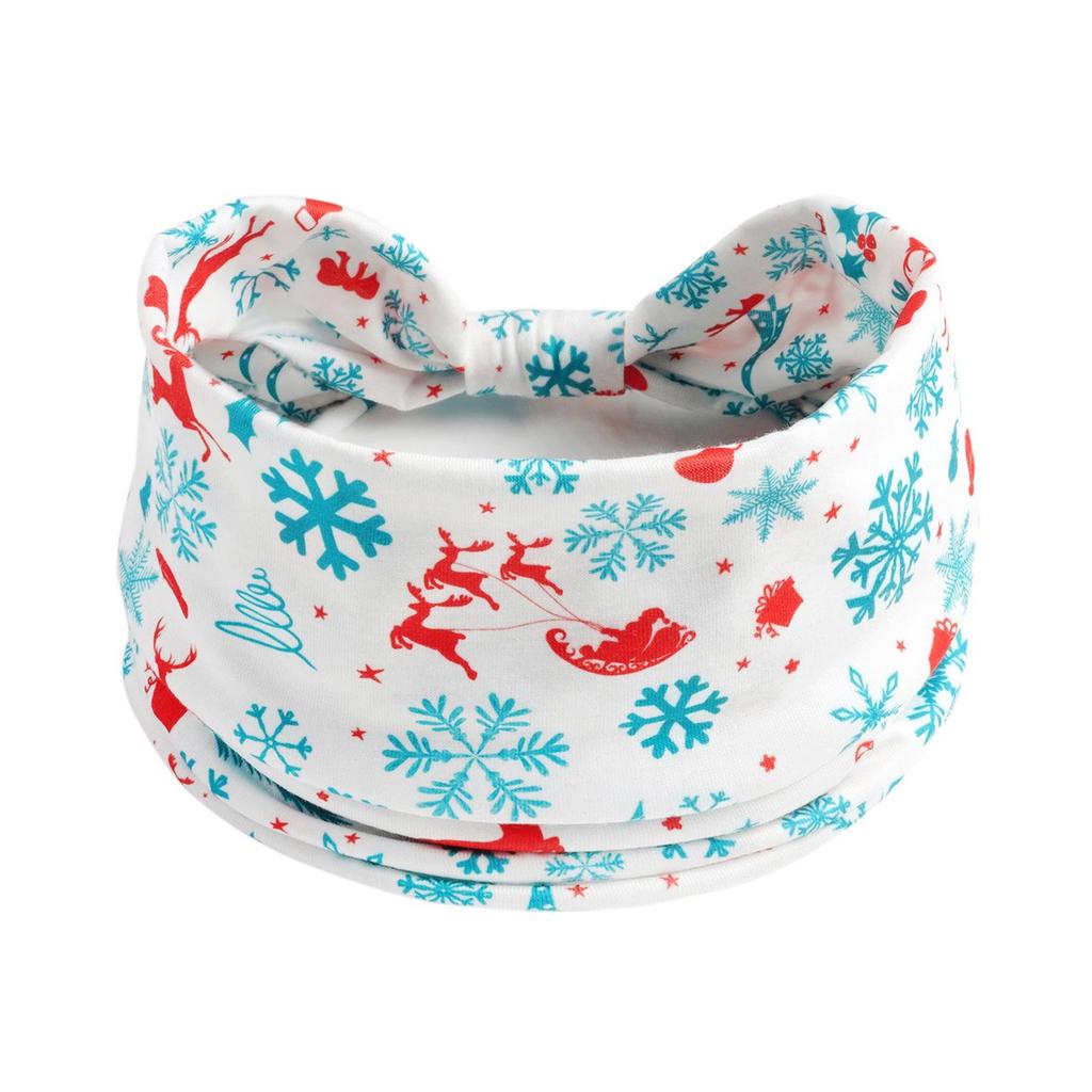 Vintage Halloween & Christmas Women's Elastic Headbands: Skull, Pumpkin & Ghost Designs