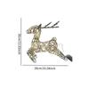 Christmas Luminous Elk Statue Iron Artwork for Bedroom Themed Party Holidays