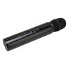Bluetooth Handheld Microphone Noise Reduction Stereo Wireless Karaoke Mic with Recording for Smartphone PC Black