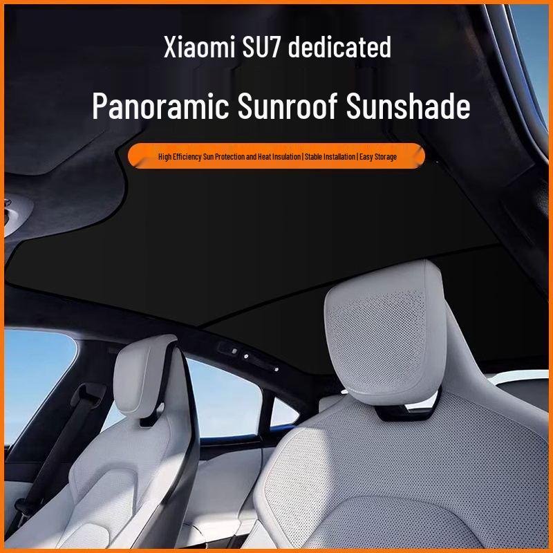 Xiaomi SU7 Microfiber Suede Sunroof Sunshade: Panoramic Roof Sun Protection