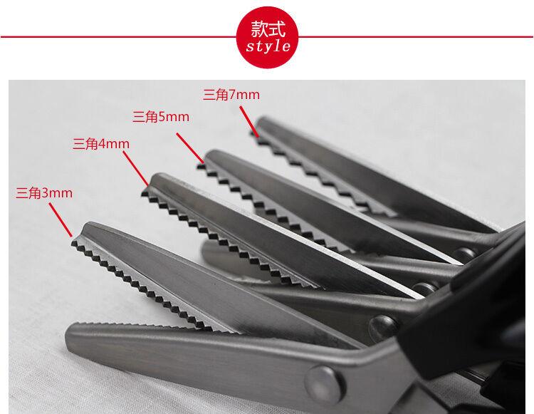 Forbici Per Gessatura In Acciaio Inossidabile Forbici Per Cucire In Tessuto Artigianato Professionale Sartoria Zig Zag Cutter Accessori Per Cucire Strumenti