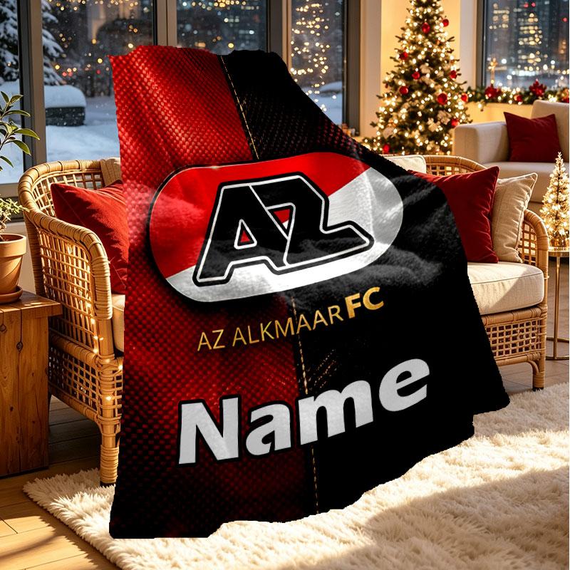 Custom Name Personalized AZ Alkmaar Print Blanket, Home Decor, Bedroom, Sofa, Camping, Couch, Gifts for Birthday Christmas