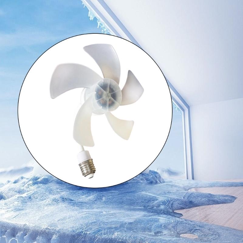 Ceiling Fan Ceiling Light with Fan Ceiling Fan 3 Wind Speeds LED Ceiling Garage Light Plastic Texture for Indoor Use