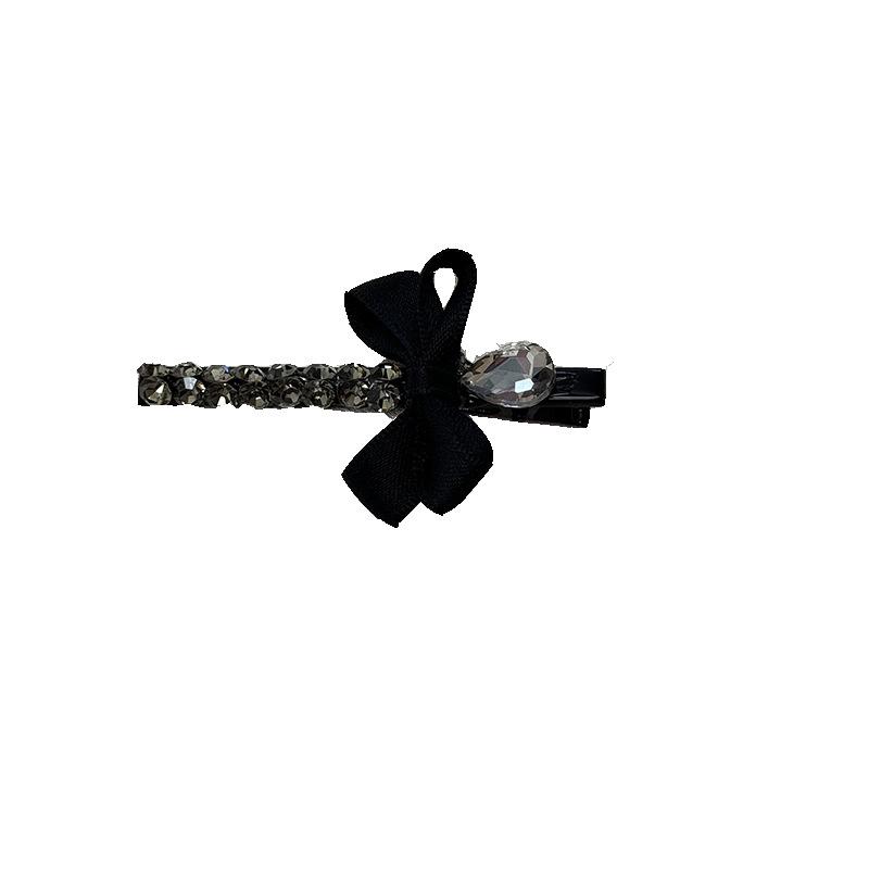 Hair Accessories for Girls Women Pin Clip Bow Korean Barrette Headdress Crab Rhinestone Designer Vintage Trendy Leading Fashion