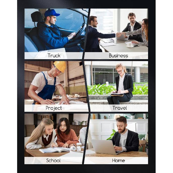 Thermal Paper 8.5" x 11" US Letter Size, 4 Rolls Quick-Dry Thermal Printer Paper, Compatible with A285M A282M A281M M835 M834 M832 Portable Printer