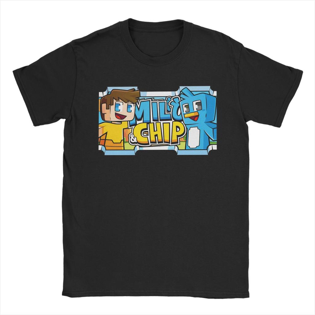 Milo and Chip Printed T Shirt for Men Women  100 Cotton  Tee Shirt Clothing