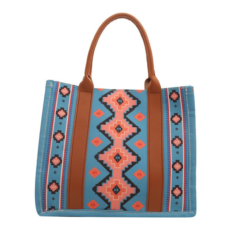 

Полотно, європейський та американський стиль, модний, велика місткість 2024, дозвілля, етнічний стиль, іноземний стиль, одне плече озеро синього кольору