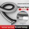 Universal Silicone Shower Hose - Bathroom Water Pipe & Rain Shower Head Accessory