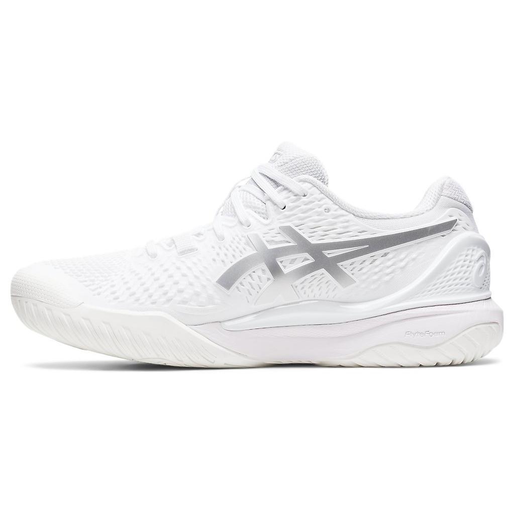 

новые женские Asics Gel Resolution 9 Wide Белый Чистое Серебро 37.5