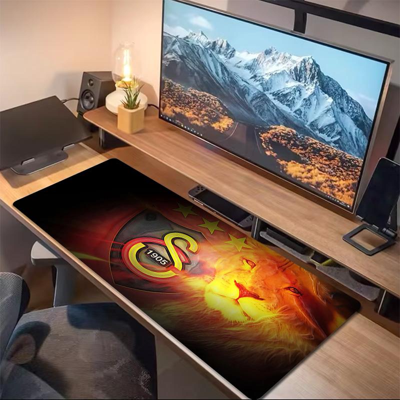 Galatasaray Print  Cushion Non-slip Laptop Tablet Big Mousepad XXL Mat Mini PC Playmat With Lock Edge