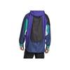 Adidas Originals Trefoil Outdoor Pakkbar Karkaj Patchwork Hettejakke med Glidelås Sportsjakke Herrejakke Blå FM3685