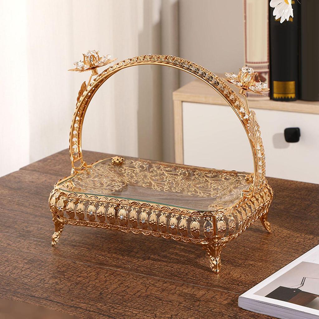 Multipurpose Fruit Basket Snack Food Plate Table Organizer Vegetable Bowl Serving for Bar