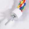 1Pcs Multi Functional Cotton Rope Bird Perch for Parrots Exercise Rope Chew Station Enhances Coordination Bird