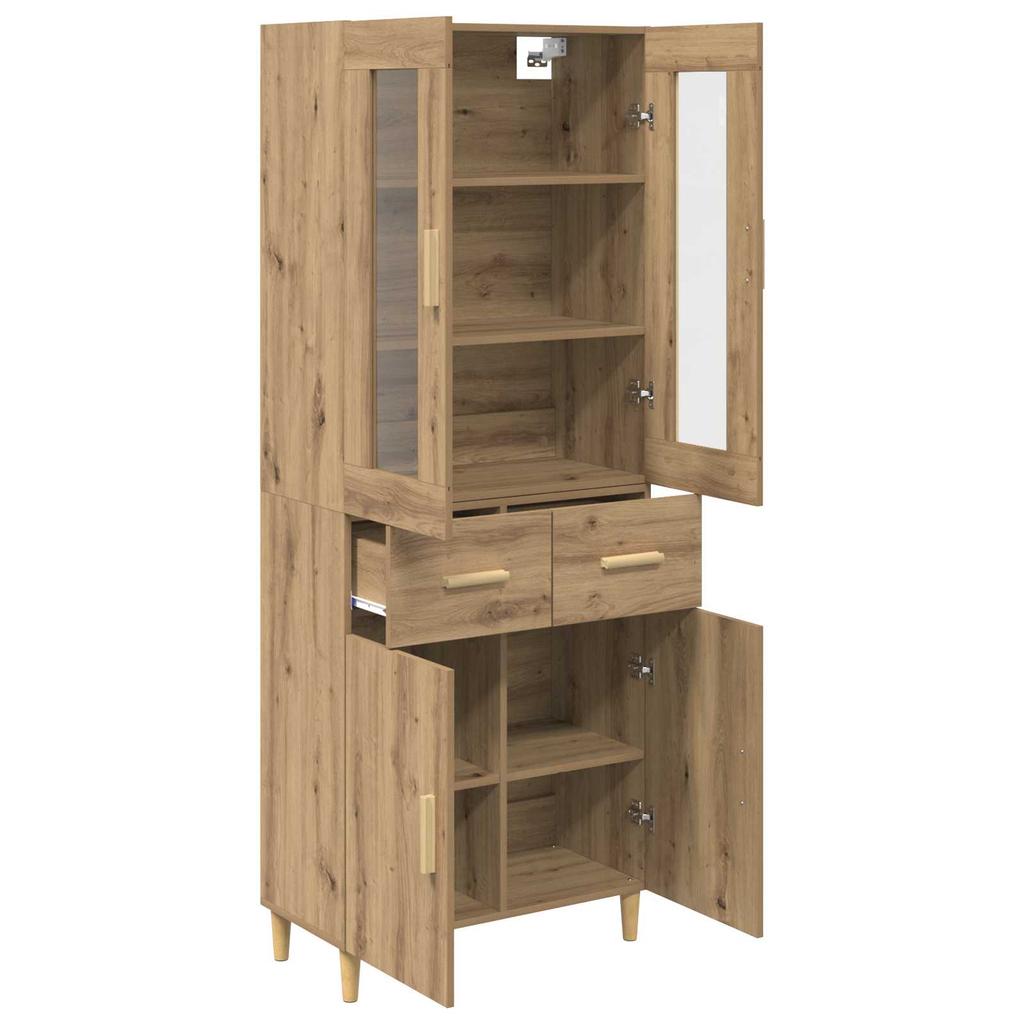 Highboard Artisan Oak 69.5 x 34 x 180 cm Particleboard