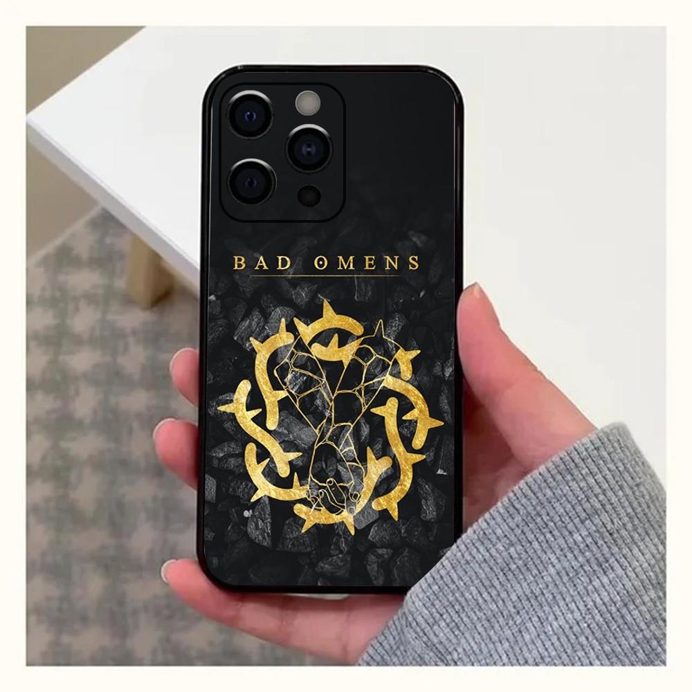 B-Band B-Bad Omens  Phone Case For Apple iPhone 15,14,13,12,11,Pro,X,XS,Max,XR,Plus,Mini Soft Black Cover iPhone13mini