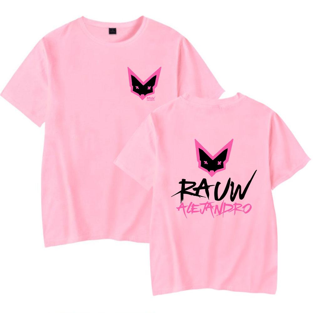 Summer Funny Rauw Alejandro Letter T Shirt Cool Women Men's Tshirt O Neck Casual Unisex Streetwear Fashion Kids Tee