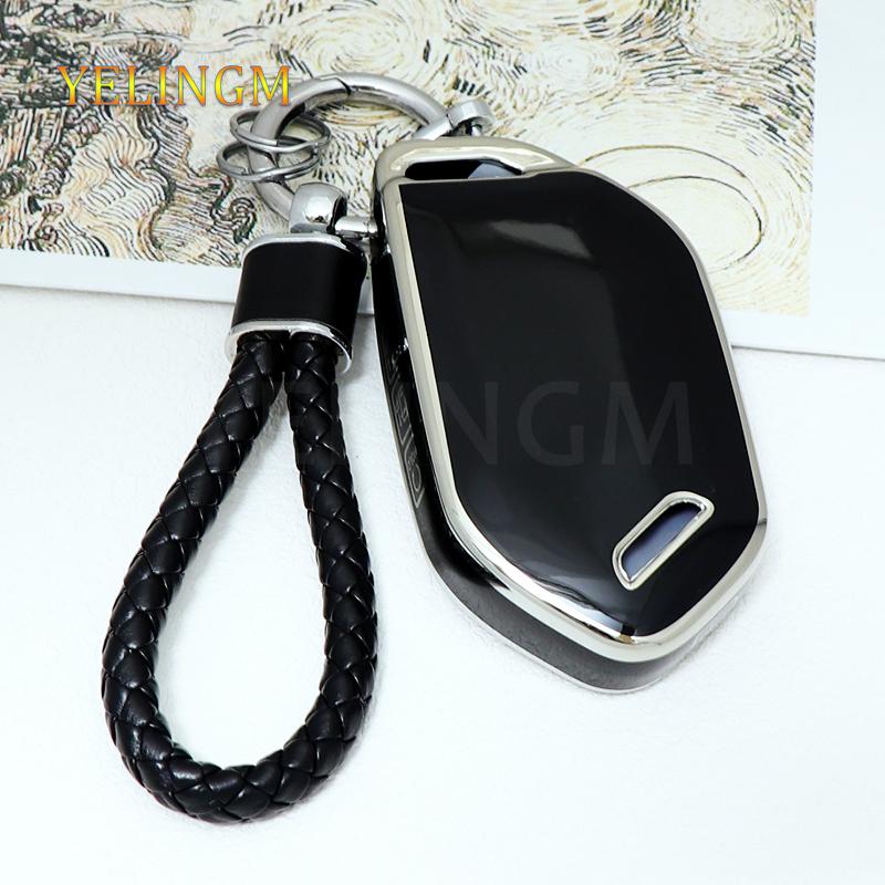 For Kia Picanto Ev9 Sorento Mq4 Carnival K8 Morning K5 Carens Rio Seltos 5/6/7/8/9 Botton Tpu Car Key Case Cover Key Fob