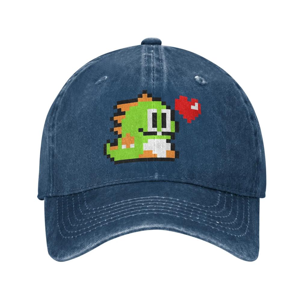 Bubble Bobble   Casual Baseball Cap Summer  Trucker Hat Breathable Outdoor Sports Snapback Cap Women Men y2k Retro Baseball Caps