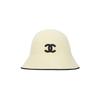 Chanel [25C Early Spring] Logo Printing Fisherman Hat, Same Style for Men and Women, Couple Style, Beige