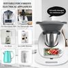 Płyta ślizgowa do Thermomixa TM5 TM6 ze ślizgaczami i kółkami do robotów kuchennych Mata ślizgowa Łatwe przesuwanie