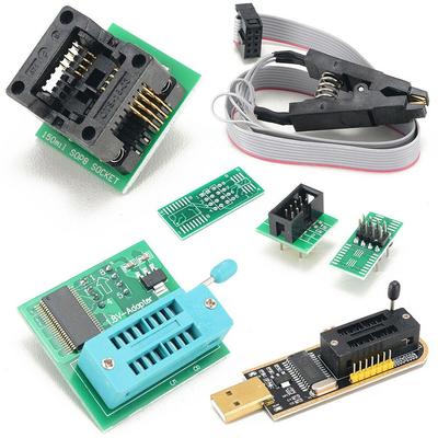 1.8V Adapter 24/25 Series USB Programmer For SOIC8 Clip For EEPROM BIOS Writer CH341A