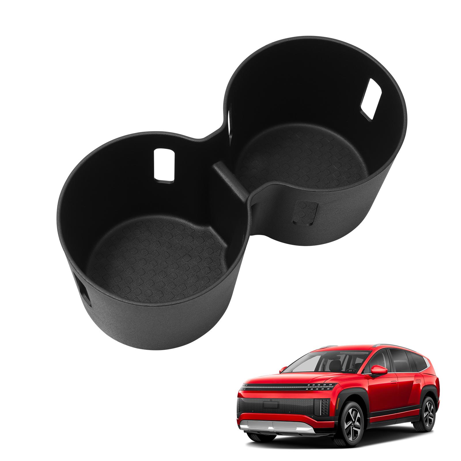 

for Hyundai IONIQ 9 2026 2026 (North American Version) Central Water Cup Holder Shock-Absorbing Drinks Storage Box Case Holder